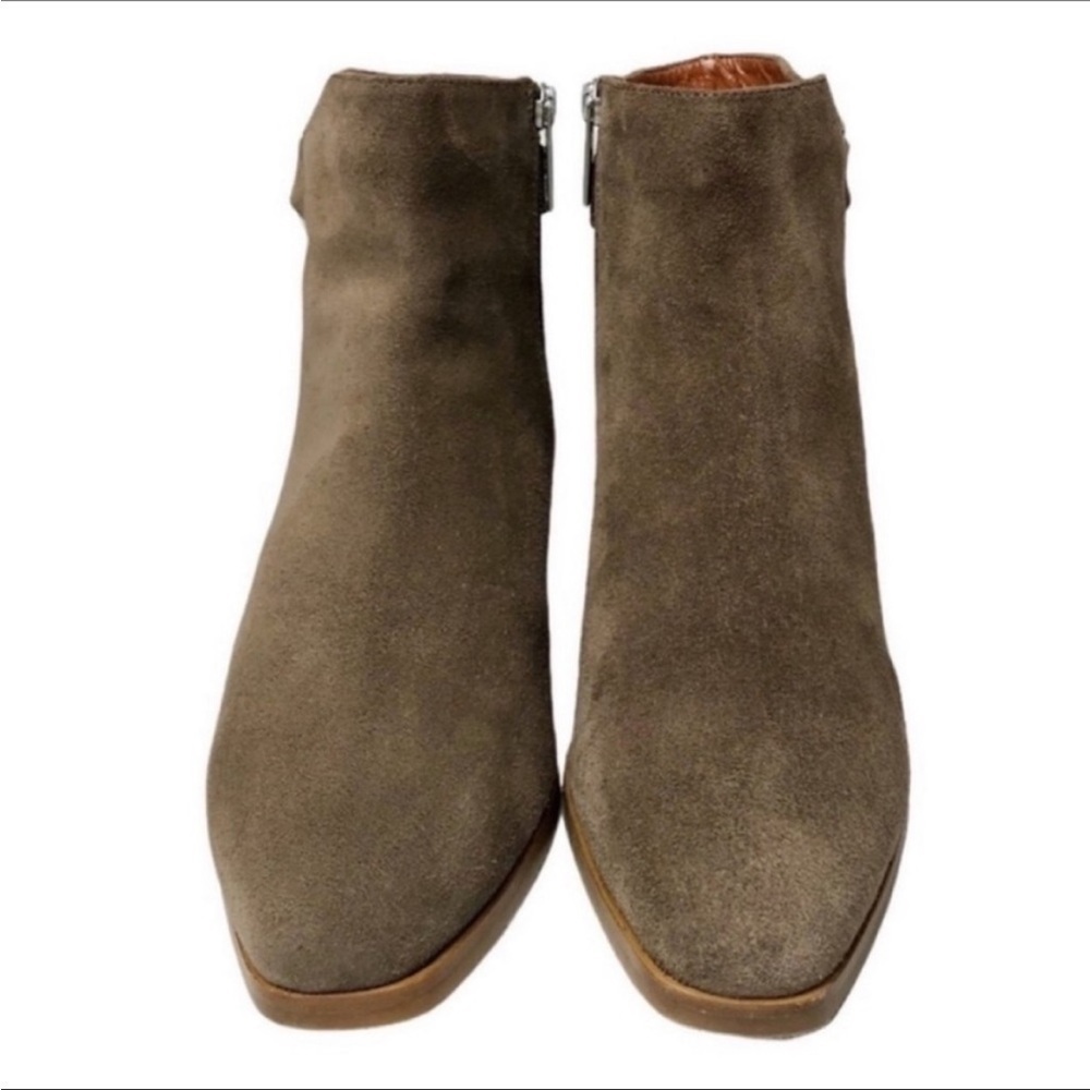 Aquatalia Faria Suede Leather Weatherproof Booties Sz 11 — image 3 of 8